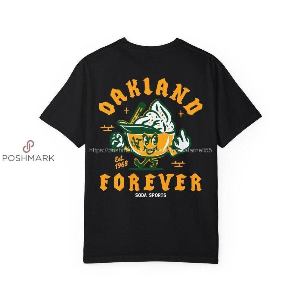 Oakland A_S Forever Soft Serve Unisex Shirt, Oakland Athletics Shirt Black